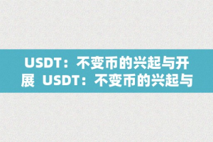 USDT：不变币的兴起与开展  USDT：不变币的兴起与开展